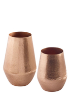 Hammered Copper Vase Large